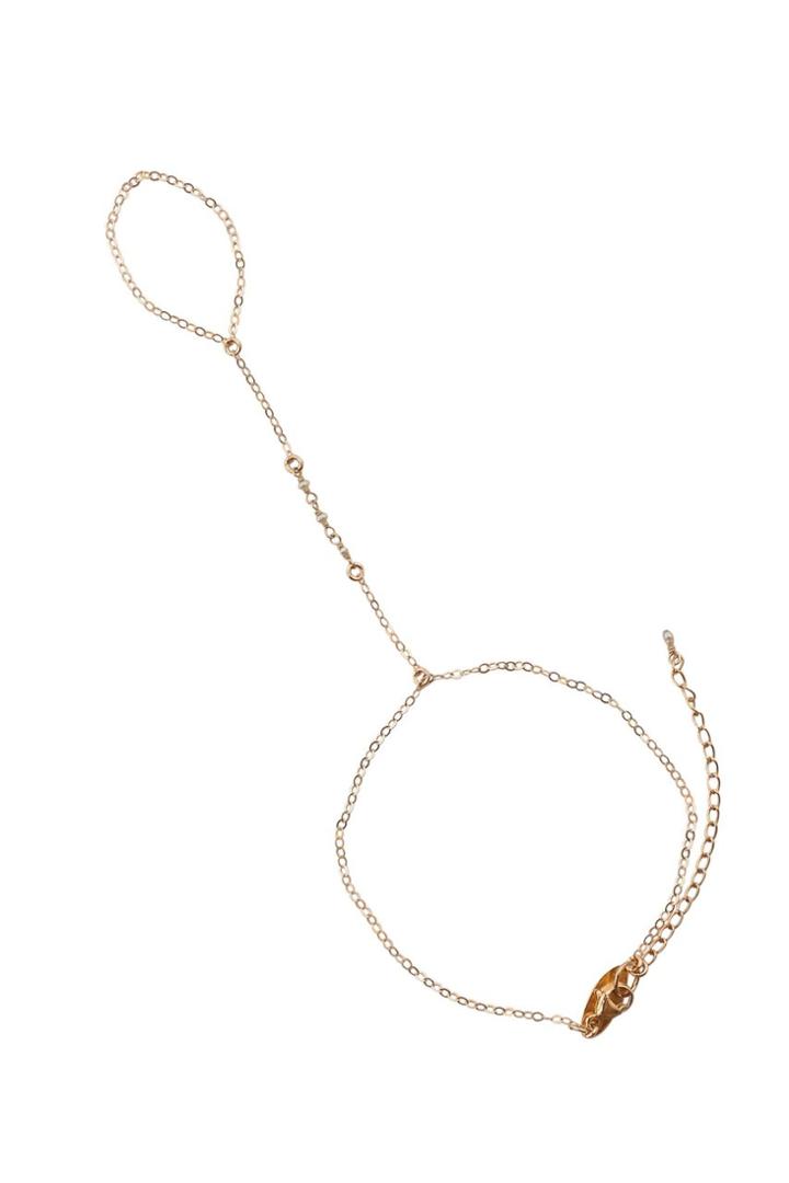 Heather Gardner - Bridal Three Freshwater Pearl Link Handchain