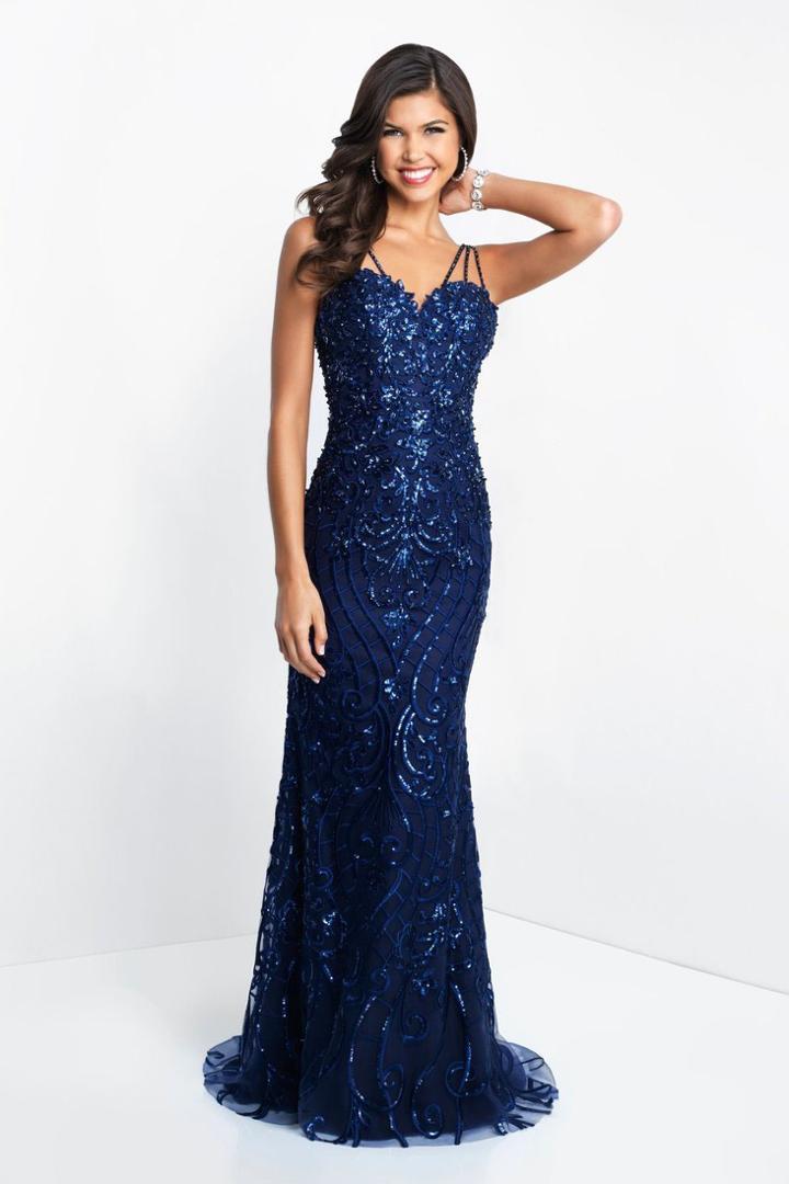 Intrigue - 409 Sequin Sweetheart Sheath Dress