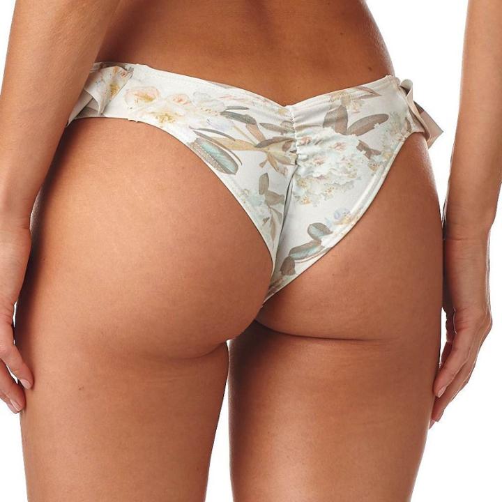 Montce Swim - Ãƒâ‰tã£â© Floral Moderate Coverage Ruffle Uno Bikini Bottom
