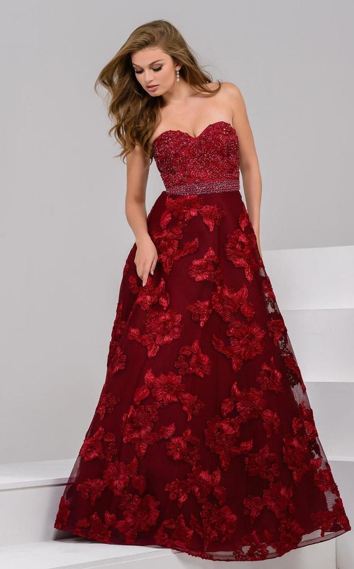 Jovani - 47745 Embellished Sweetheart A-line Dress