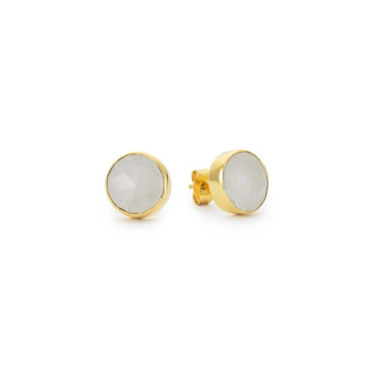 Margaret Elizabeth - Mini Studs Moonstone