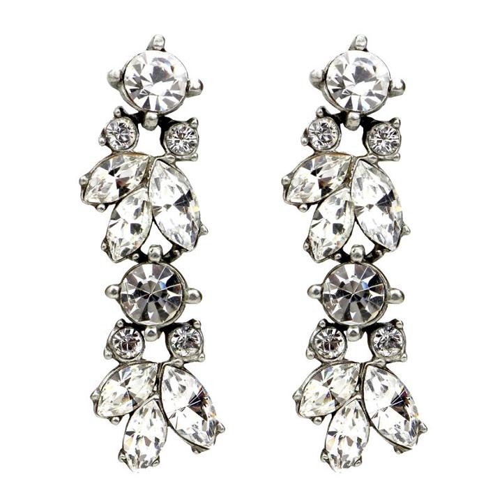 Ben-amun - Crystal Vivian Marquise Cut Post Earrings