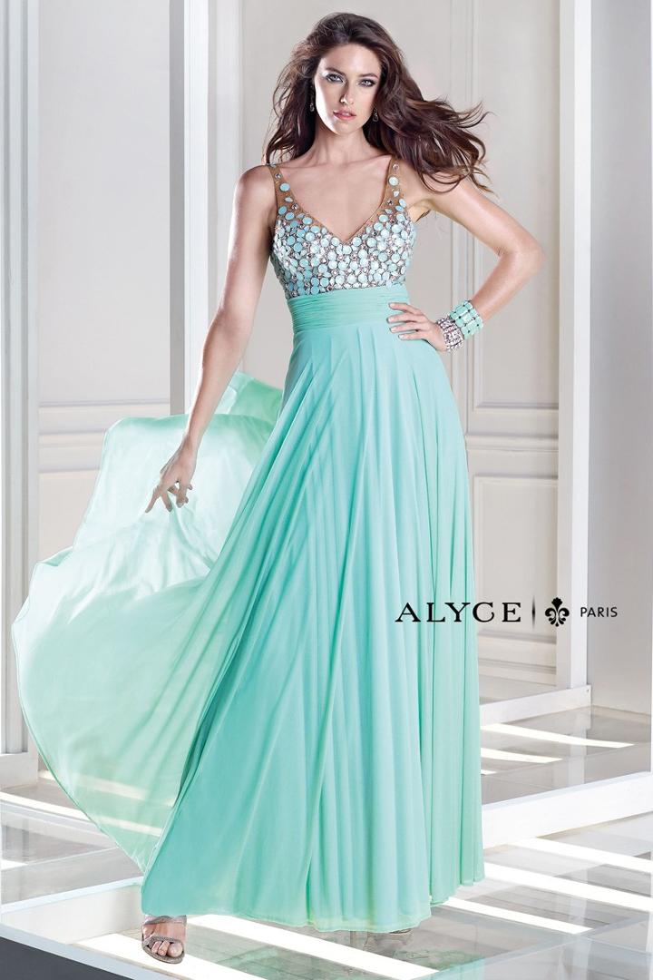 Alyce Paris B'dazzle - 35697 Dress In Water