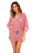 Luli Fama - American Dream Cabana V-neck Dress In Multicolor (l494976)