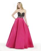 Morrell Maxie - 15794 Floral Accented Sweetheart Ballgown