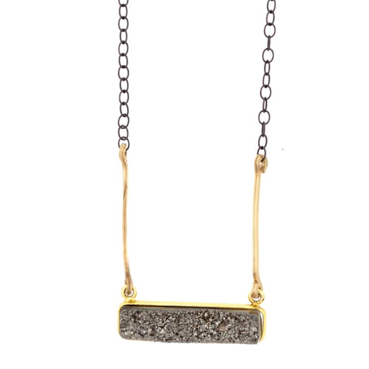 Mabel Chong - Geode Bar Necklace