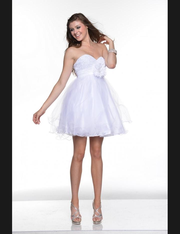 Nina Canacci - 26220 Dress In White