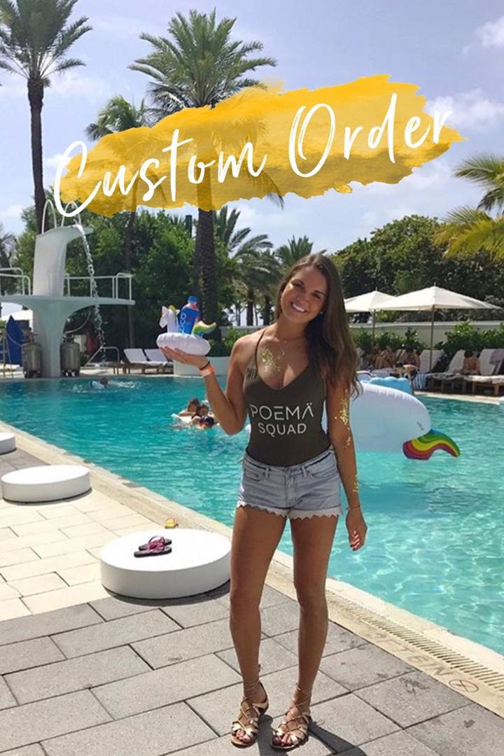 Poema Swim - Custom Order: One-piece