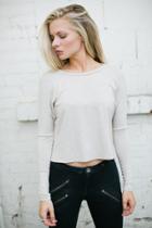 Joah Brown - Lennon Top In Oatmeal