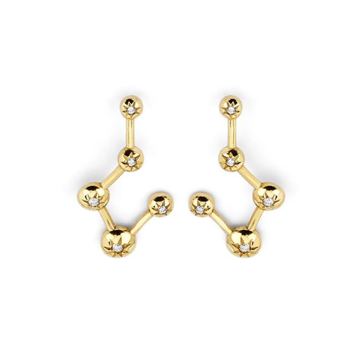Logan Hollowell - Star Set Constellation Earrings 465516227