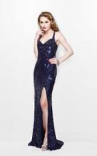 Primavera Couture - Art Deco-inspired Sweetheart Sheath Gown With Slit 1805