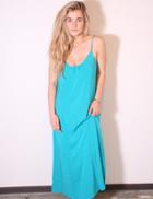 Tysa - Long Perfect Dress In Aqua Dreams
