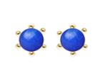 Bonheur Jewelry - Lapis Lazuli Sara Gold Studs