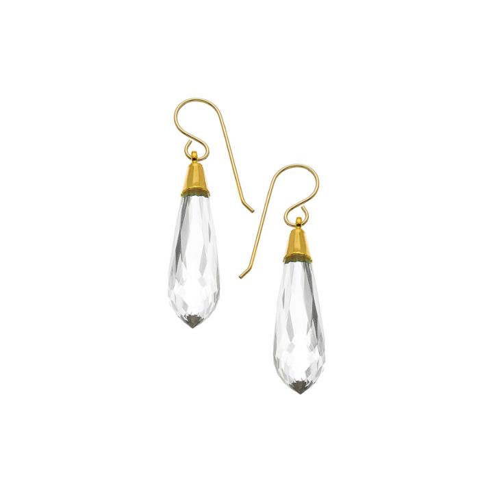 Heather Hawkins - Chandelier Crystal Quartz Earrings