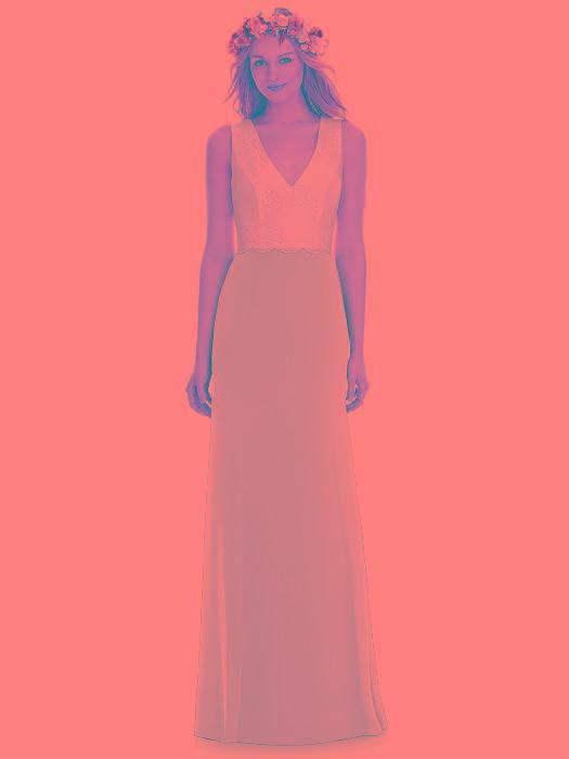 Social Bridesmaids By Dessy - 8172s Dress In Oyster