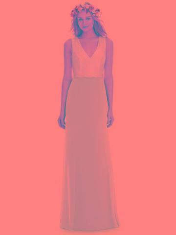 Social Bridesmaids By Dessy - 8172s Dress In Oyster