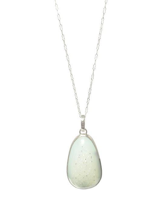 Nina Nguyen Jewelry - Jasmine Druzy Silver Necklace