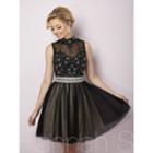 Hannah S - Short A-line Lace Dress 27095