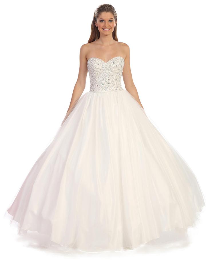 Dancing Queen - 9164 Embellished Sweetheart Ballgown