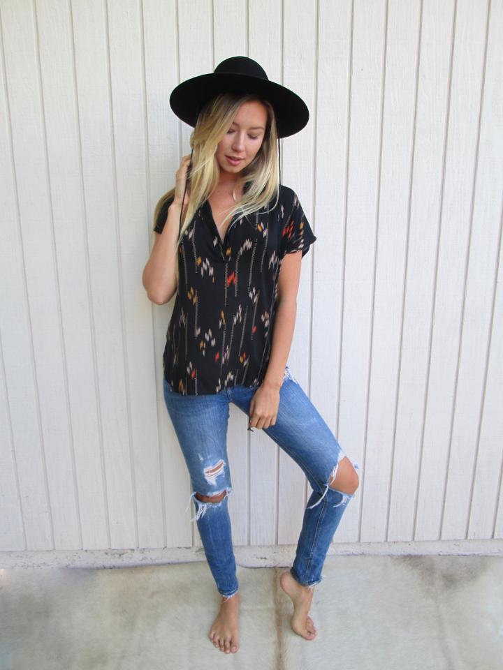 Tysa - Travel Top In Native Beauty