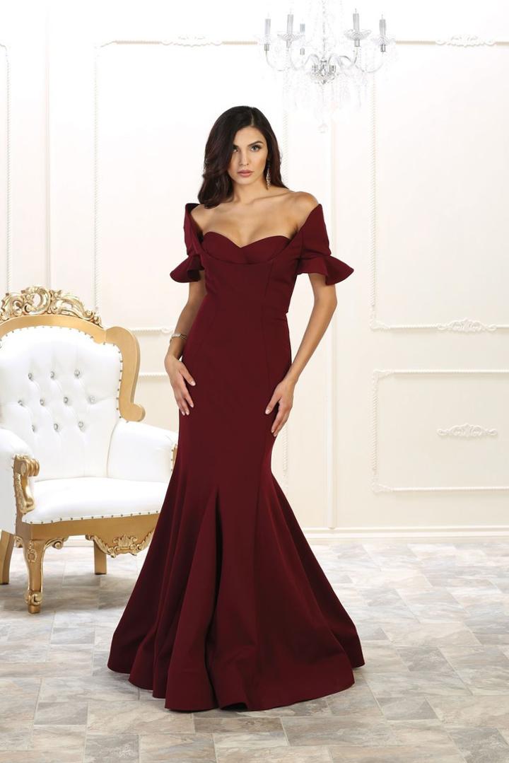 May Queen - Rq7491 Pleated Sweetheart Mermaid Dress