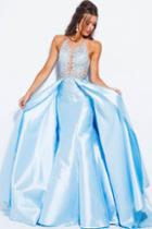 Jovani - Jvn47713 Lace Illusion Jewel Mermaid Dress