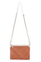 August Handbags - The Capri In Terracotta Woven