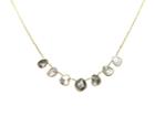 Tresor Collection - Organic Diamonds Necklace In 18k Yellow Gold Style 2