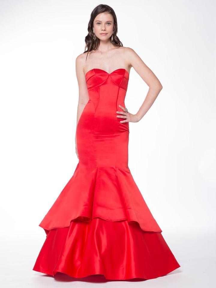 Colors Dress - 1697 Sweetheart Satin Mermaid Gown