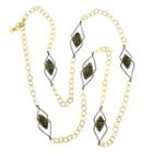 Mabel Chong - Pyrite Long Chain Necklace