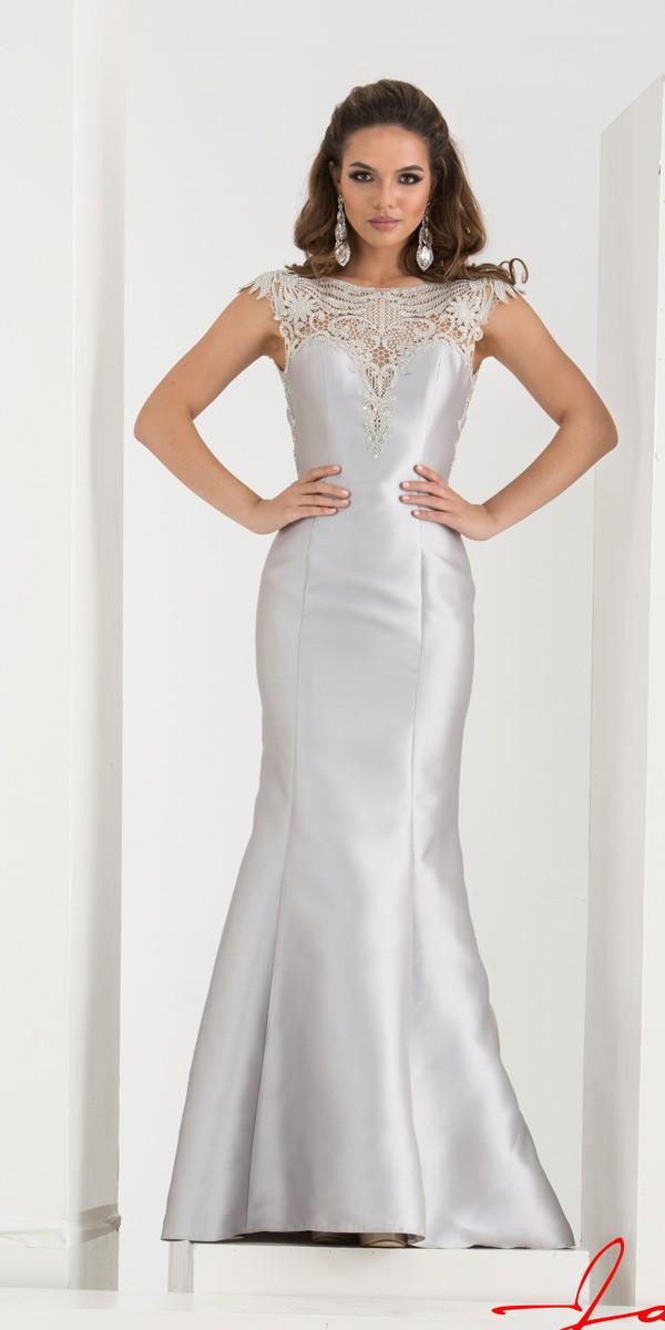 Jasz Couture - 5738 Dress In Silver