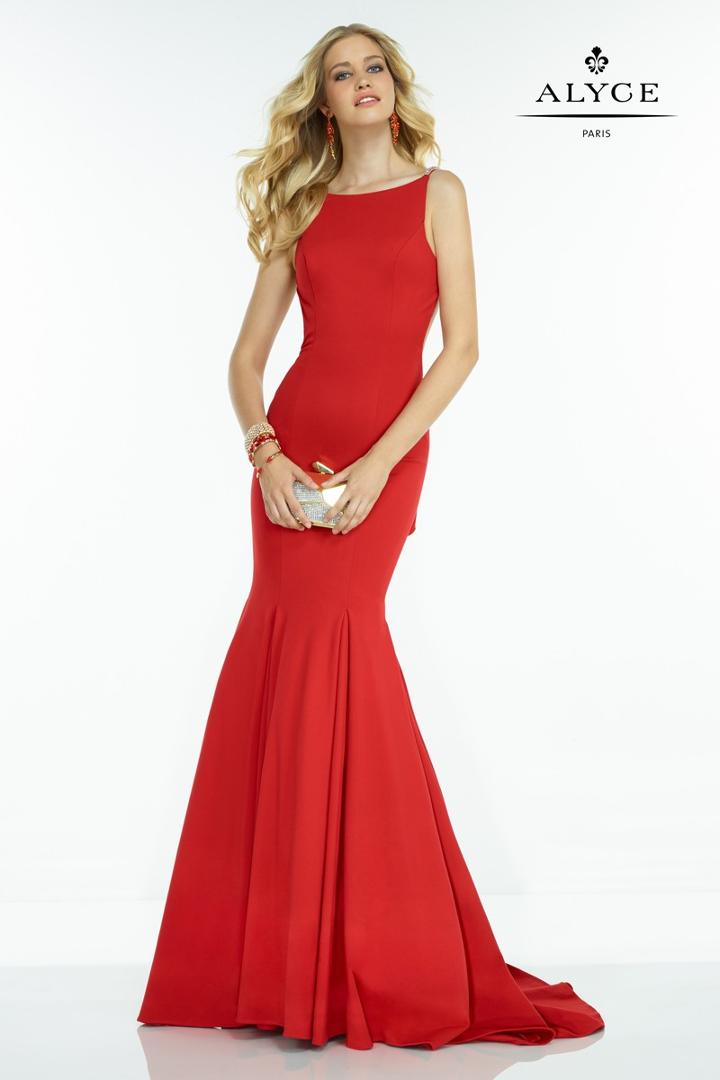 Alyce Paris Claudine - 2524 Dress In Red