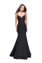La Femme - 25711 Strappy Sweetheart Mermaid Gown
