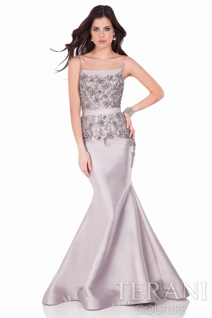 Terani Evening - Intricately Ornate Mermaid Gown 1621e1513