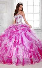 Tiffany Designs - 56279 Ruffled Sweetheart Two-tone Ball Gown