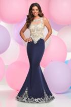 Zoey Grey - Intricate Lace Illusion Mermaid Gown 30882
