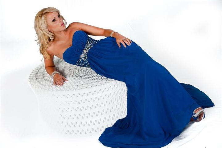 Jasz Couture - Np724 Dress In Blue