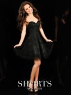 Shorts By Mon Cheri - Mcs11612 Dress
