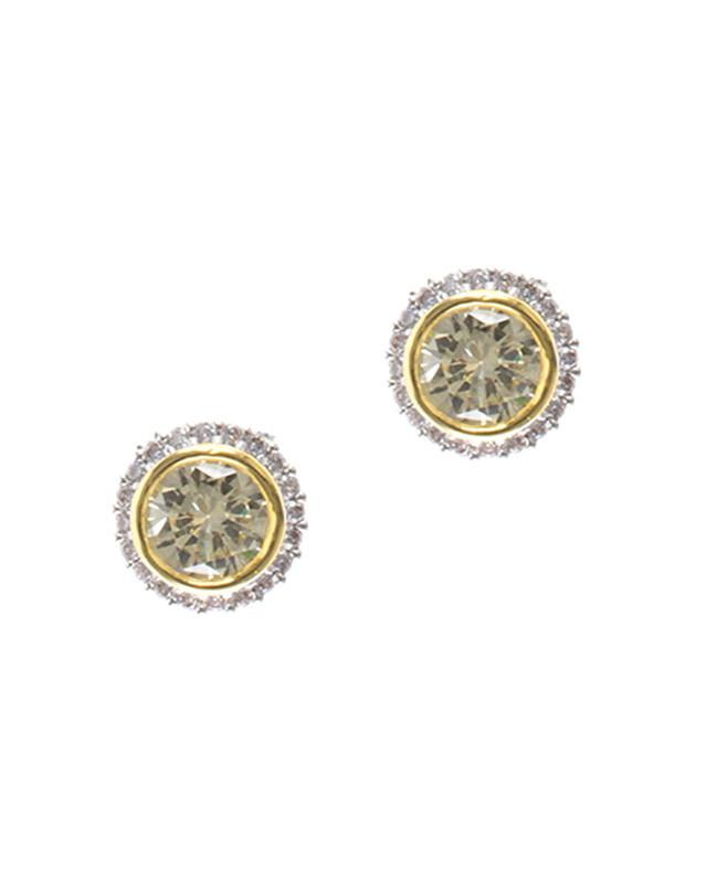 Cz By Kenneth Jay Lane - Birthstone Earrings November