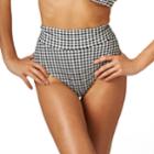 Montce Swim - Gingham High Rise Bottom