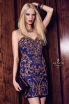 Alyce Paris Claudine - 2509 Dress In Purple Gold