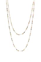 Tresor Collection - Multicolor Stones Long Necklace In 18k Yg Style 1