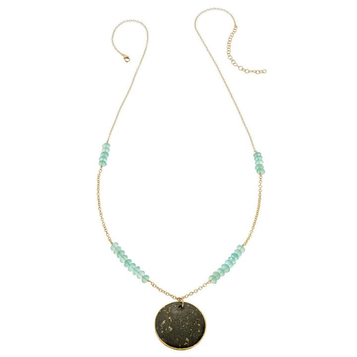 Heather Hawkins - Beloved Necklace In Pyrite Coin