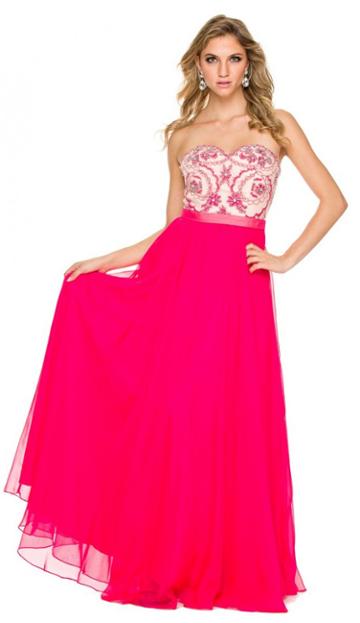 Nox Anabel - 8146 Strapless Sweetheart A-line Dress