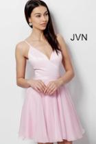 Jovani - Jvn65165 Fitted V-neck Cocktail Dress