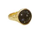 Nina Nguyen Jewelry - Petite Round Black Oxidized Ring