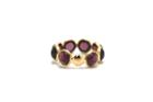 Tresor Collection - Rhodolite Garnet Stackable Ring Band In 18k Yellow Gold