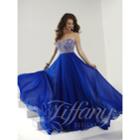 Tiffany Designs - Frilly Sweetheart A-line Long Evening Gown 16178