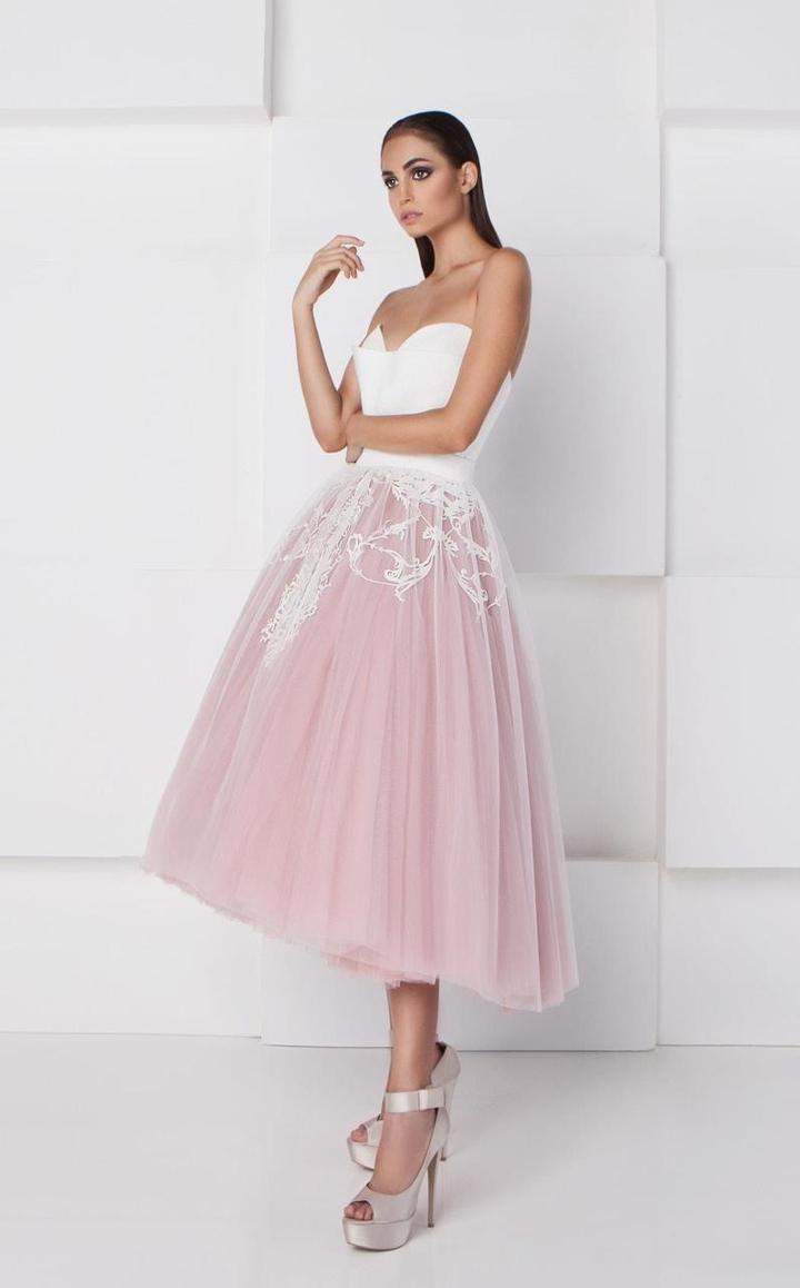 Saiid Kobeisy - Stylized Tulle Dress 2762