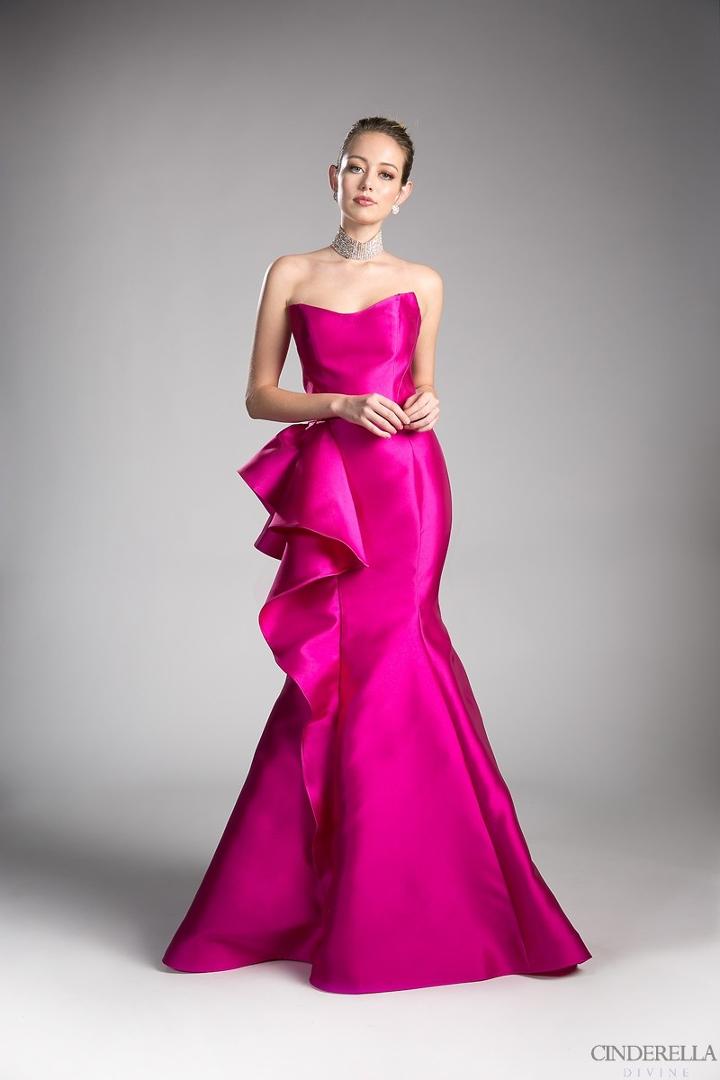 Cinderella Divine - Modified Sweetheart Ruffled Mermaid Dress